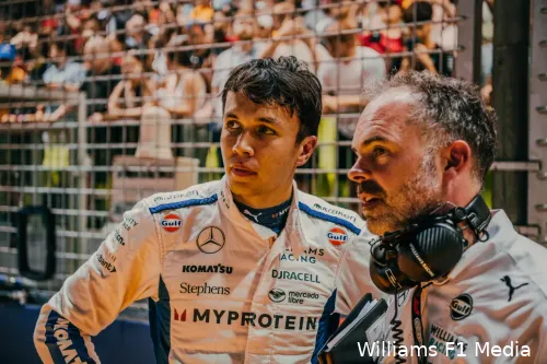 alexander albon williams singapore 2024 racedag
