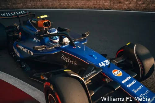 De grote verrassing van Azerbeidzjan tijdens de kwalificatie: Franco Colapinto in zijn Williams-bolide, Grand Prix van Azerbeidzjan 2024, Baku City Circuit.