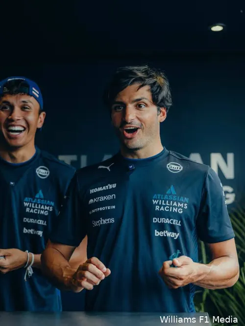 alexander albon carlos sainz williams gp oostenrijk 2025 zondagjpg