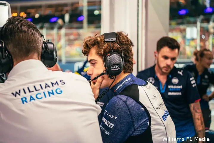 Vooral Colapinto maakt indruk, die in Monza instapte bij Williams.