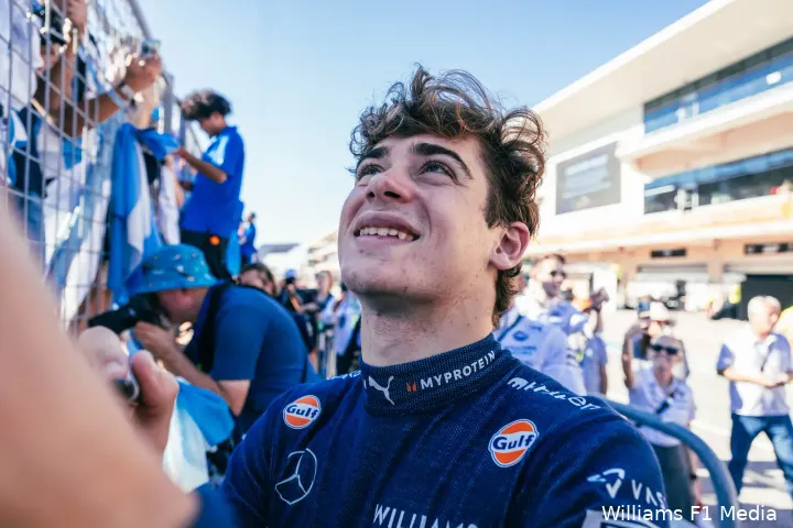 franco colapinto williams zondag 33