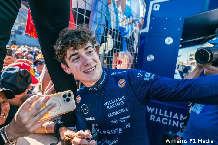 franco colapinto williams zondag 5