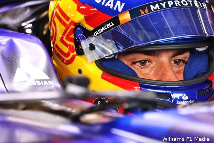 Sainz moet Williams in de richting van podiums helpen.