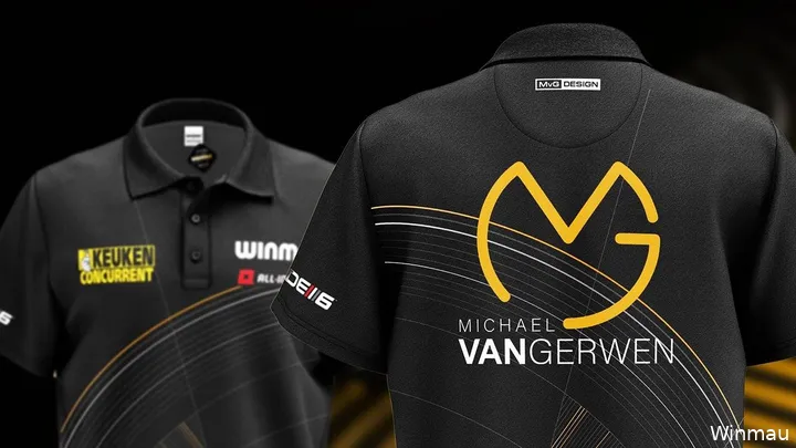 Michael van Gerwen's anniversary shirt