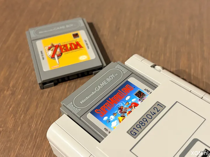 LEGO Game Boy set Review Back gamepak