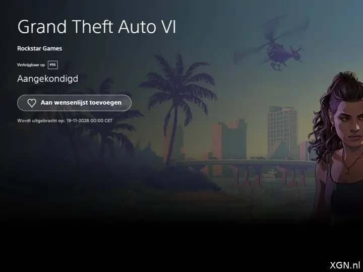 GTA VI Sony PlayStation Store