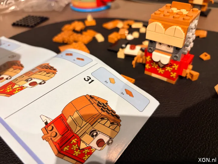 LEGO BrickHeadz Knabbel en Babbel Review xgn Manual