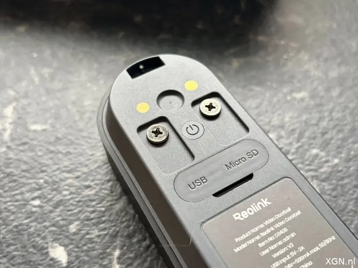 Reolink Video Doorbell 2nd Gen XGN Review back