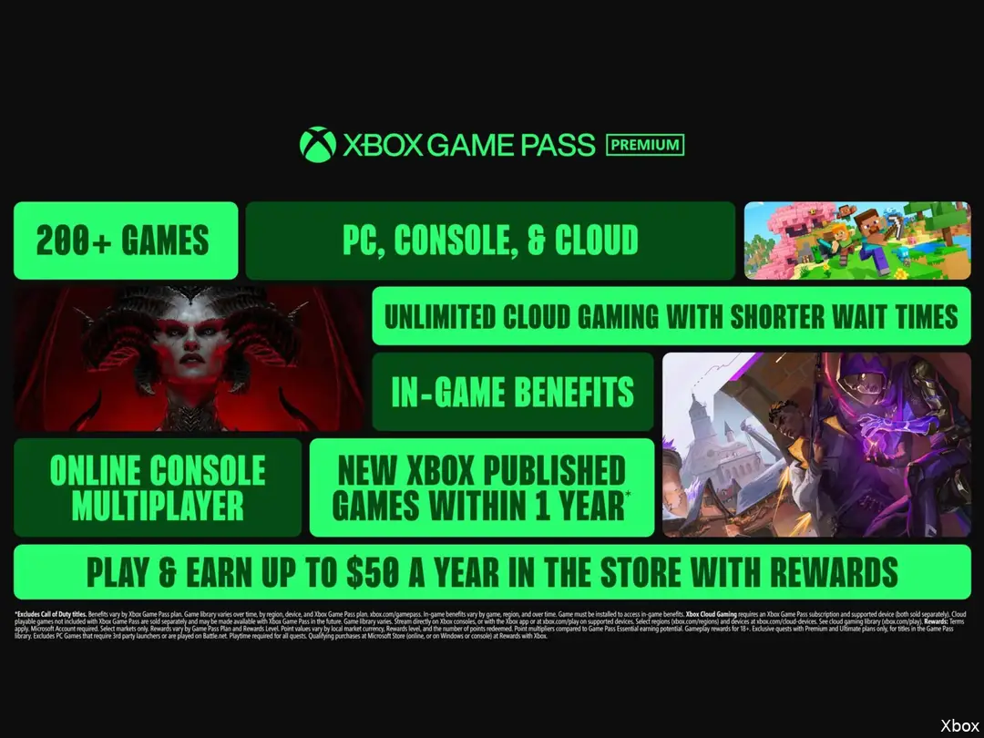 Game Pass Premium Xbox