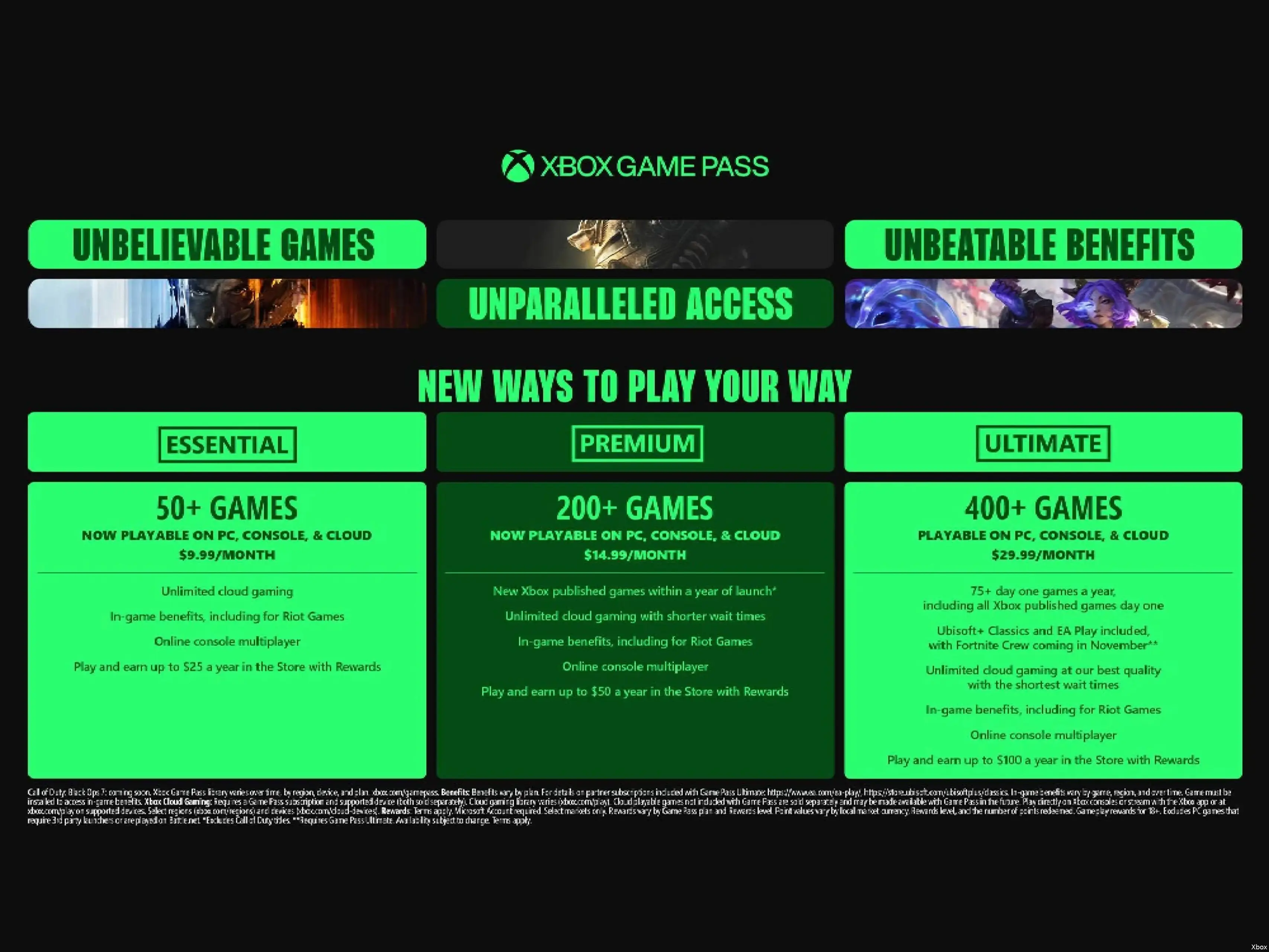 Game Pass Xbox