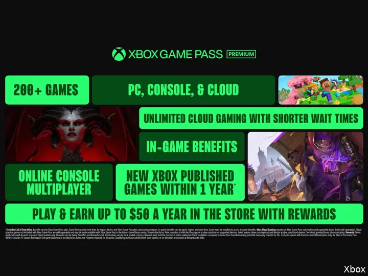 Game Pass Premium Xbox