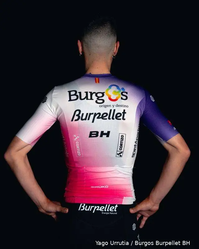 Maillot del Burgos Burpellet BH para la temporada 2026