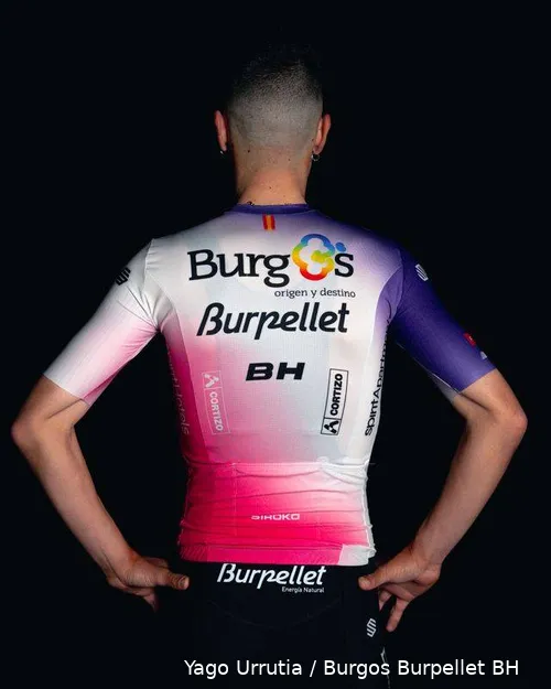 Maillot del Burgos Burpellet BH para la temporada 2026