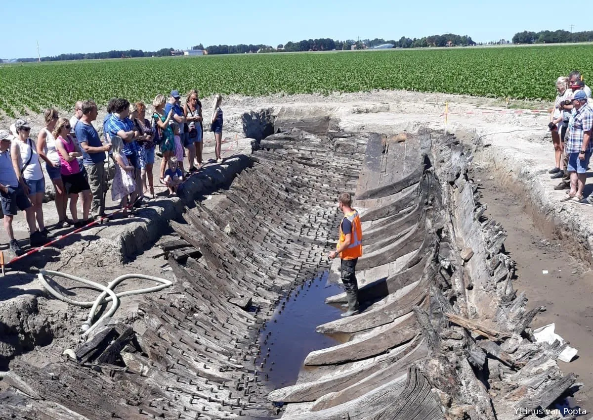 opgraving koopvaardijschip 1720 bij rutten door yftinus van popta 1