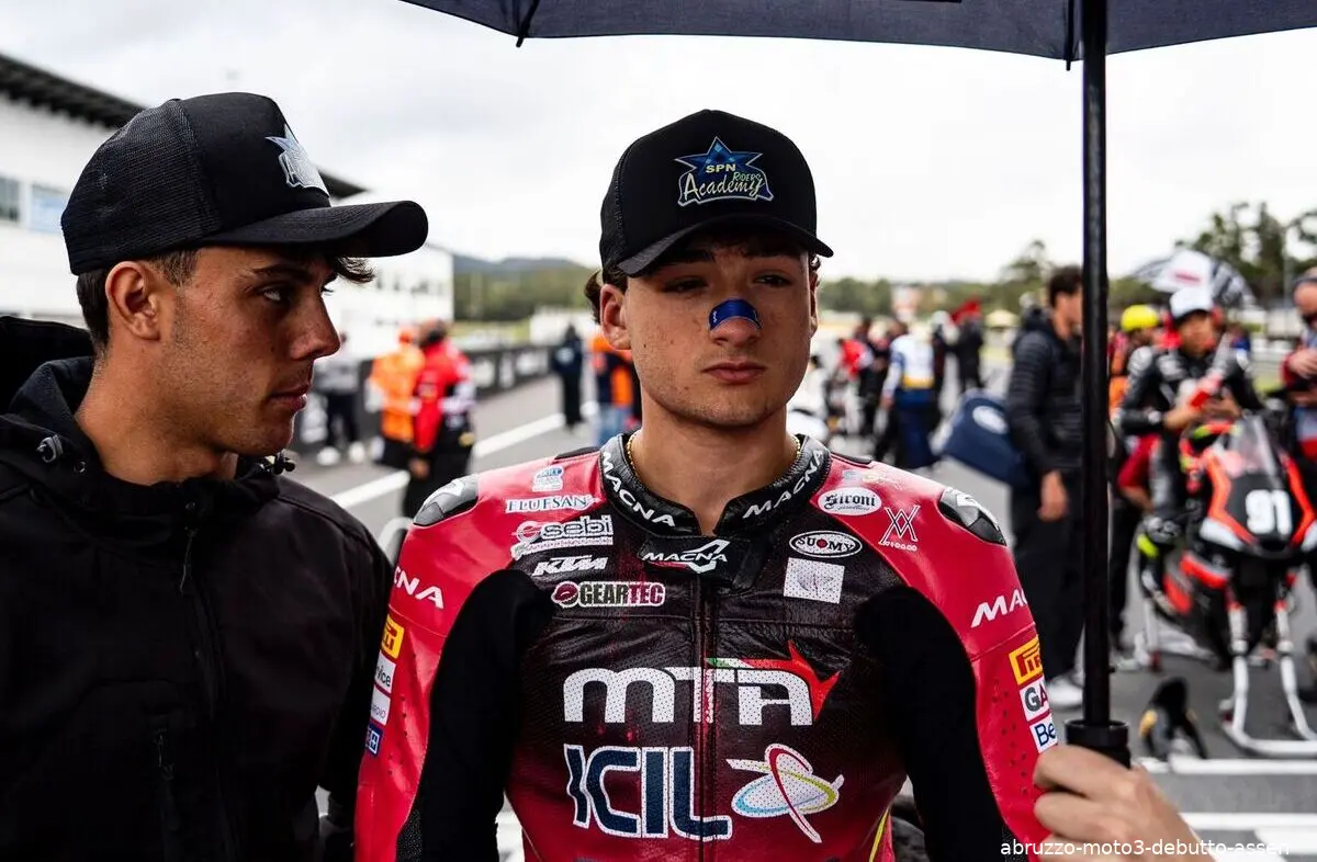 abruzzo moto3 debutto assen