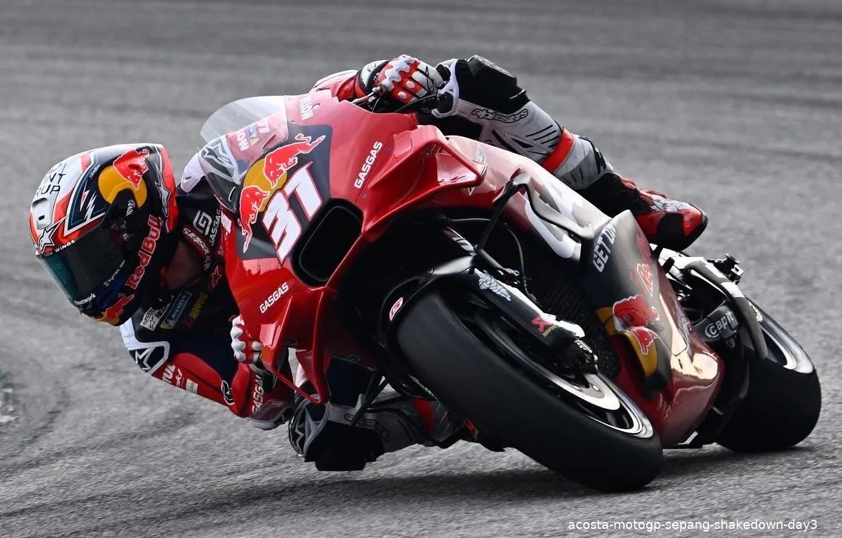 acosta motogp sepang shakedown day3