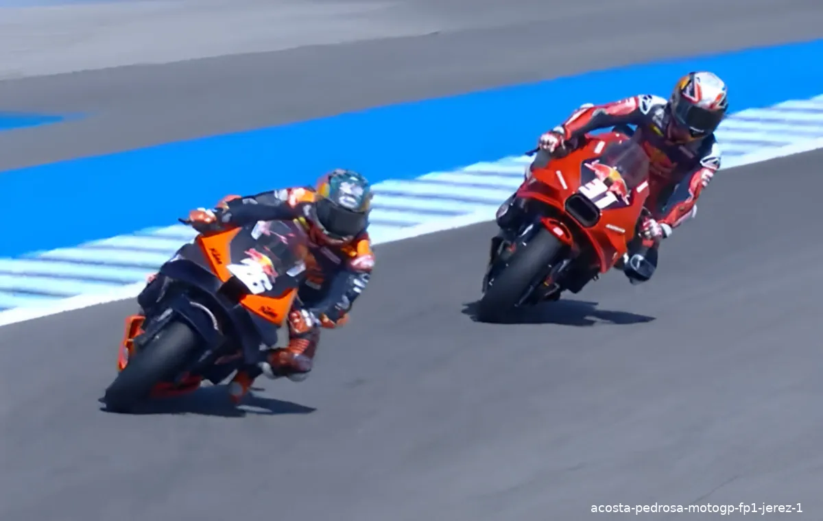 acosta pedrosa motogp fp1 jerez 1