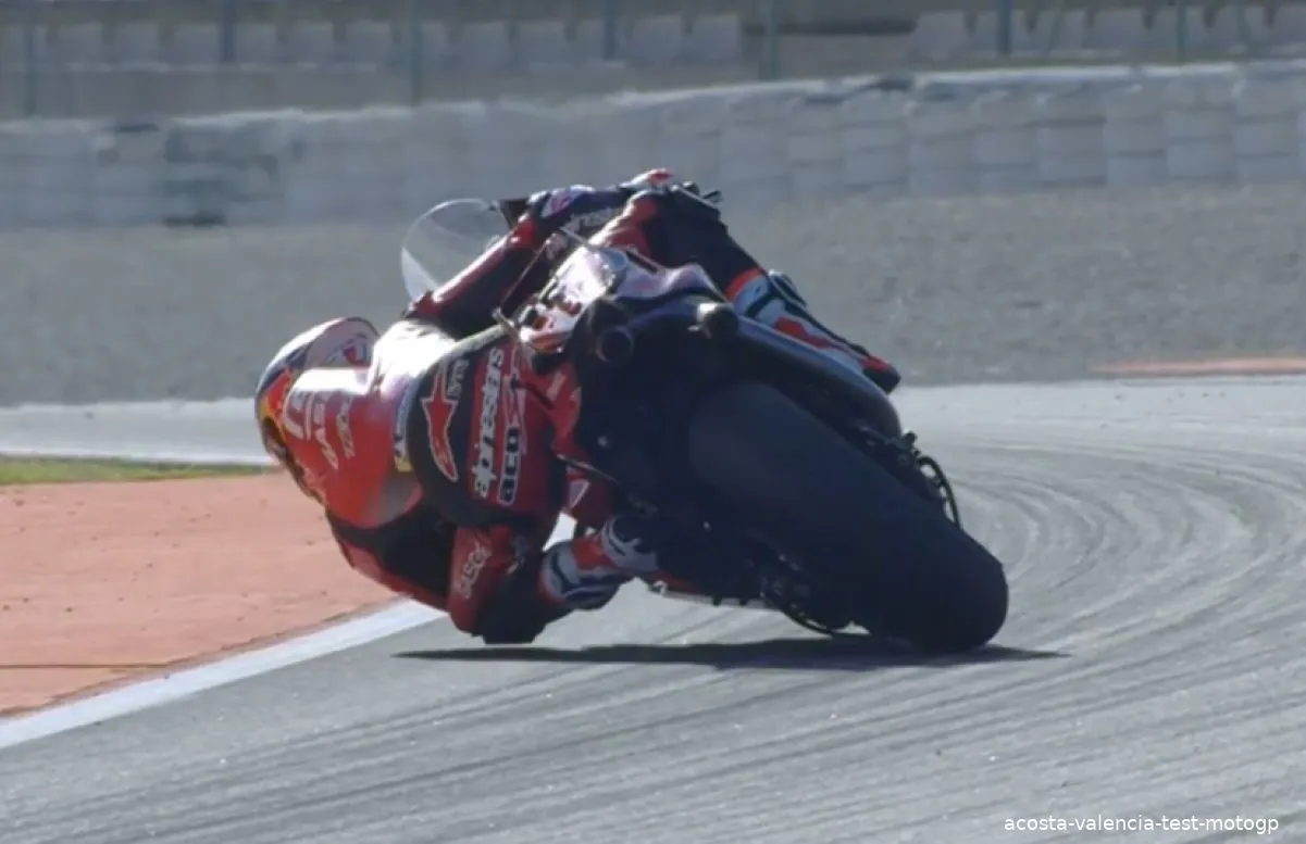 acosta sliding valencia test motogp
