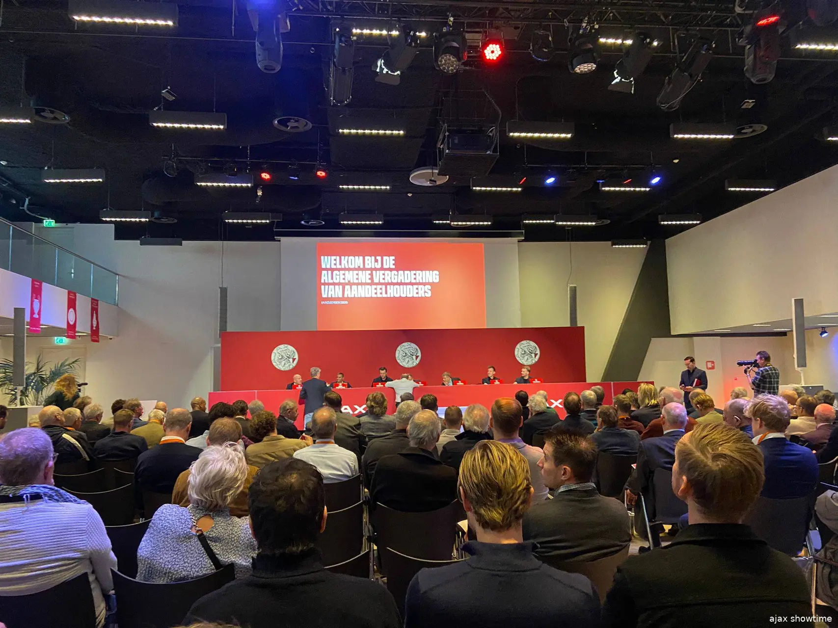 Ajax Showtime Aandeelhoudersvergadering Ajax