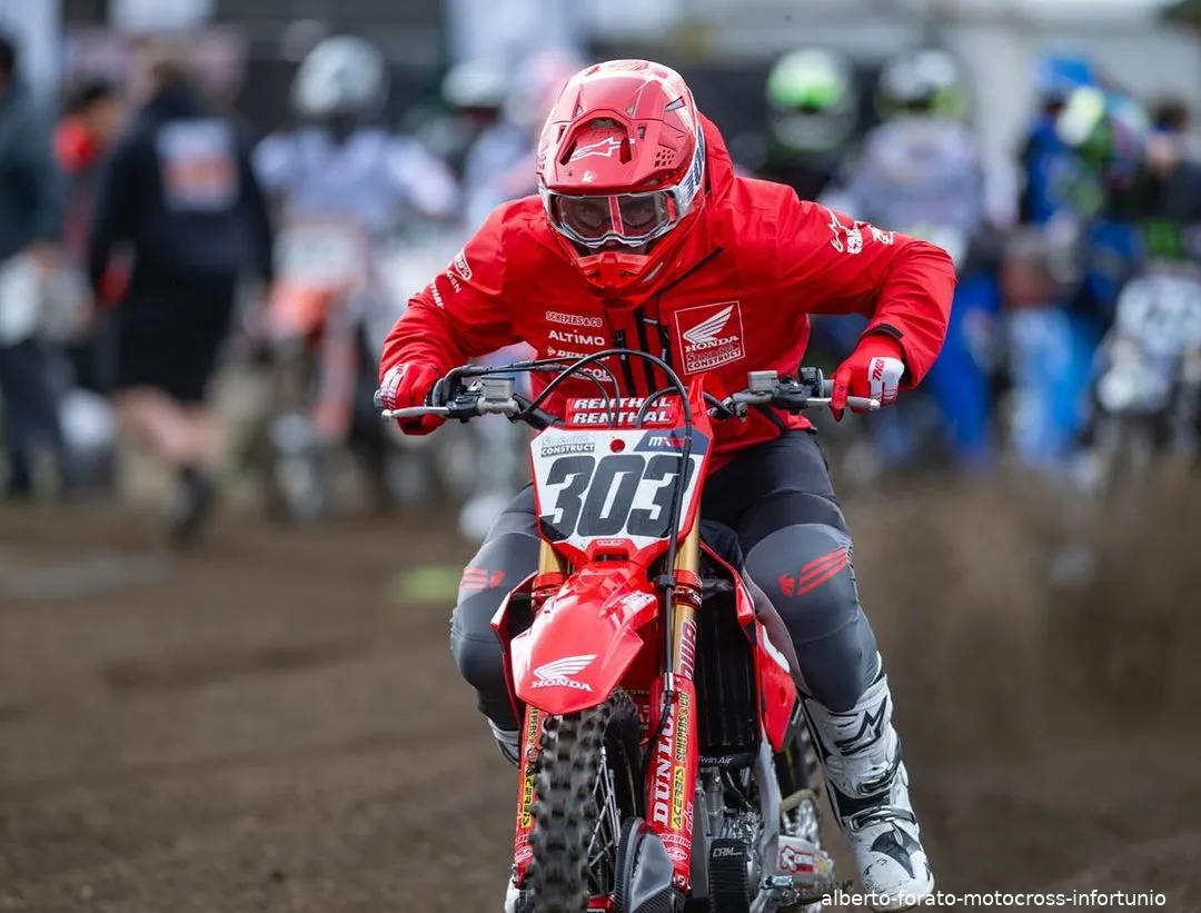 alberto forato motocross infortunio