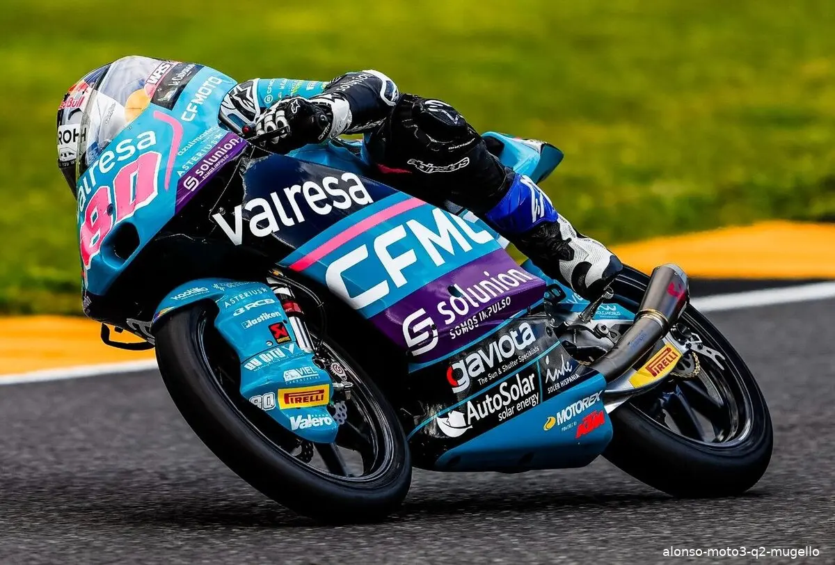 alonso moto3 q2 mugello
