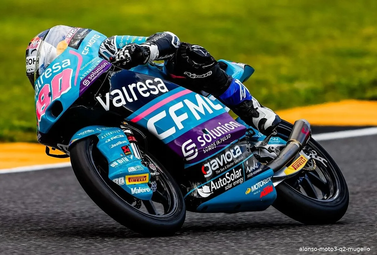 alonso moto3 q2 mugello