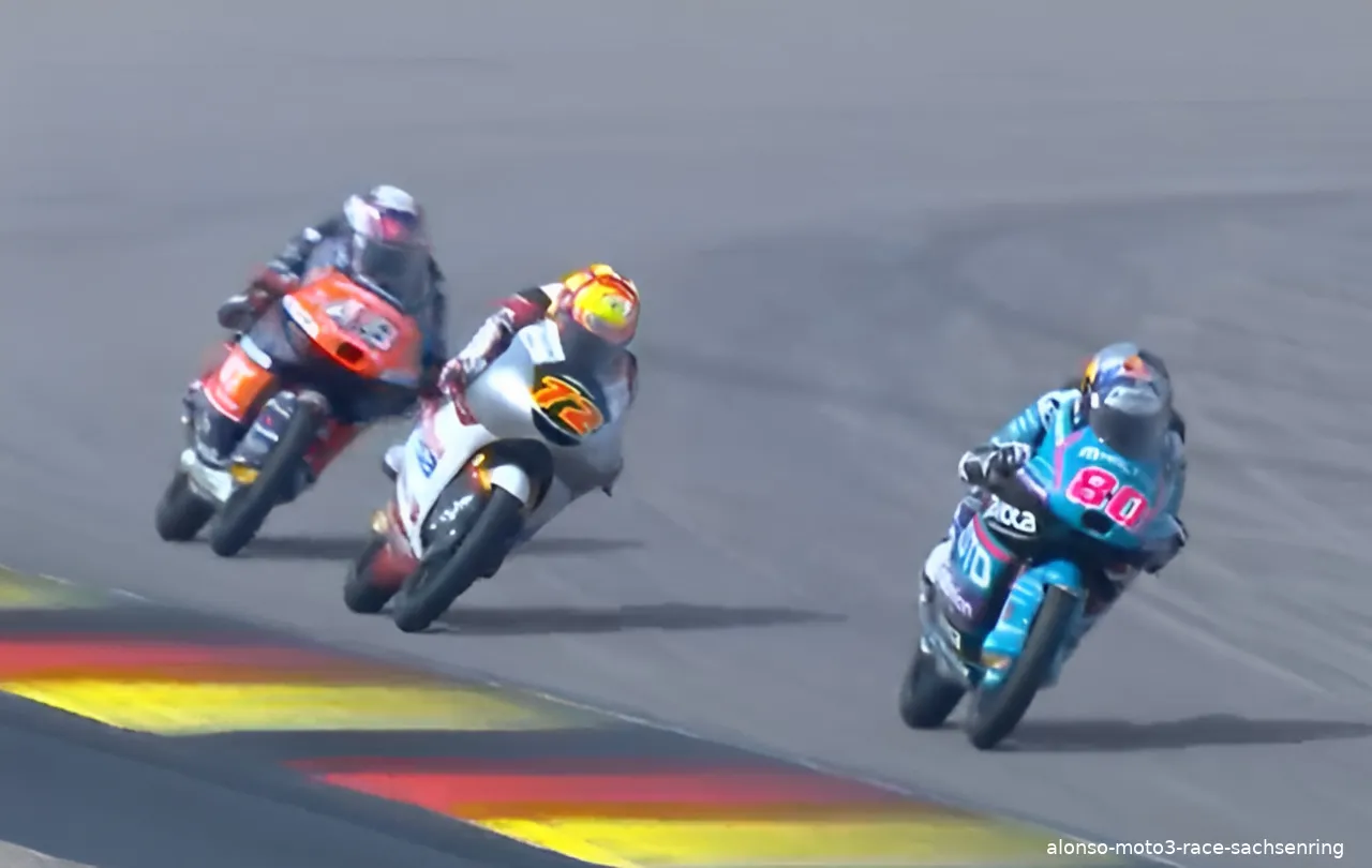 alonso moto3 race sachsenring 1