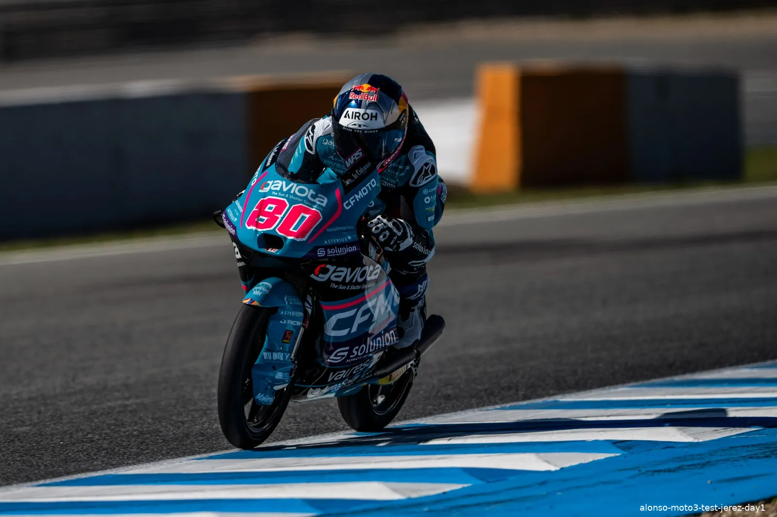 alonso moto3 test jerez day1