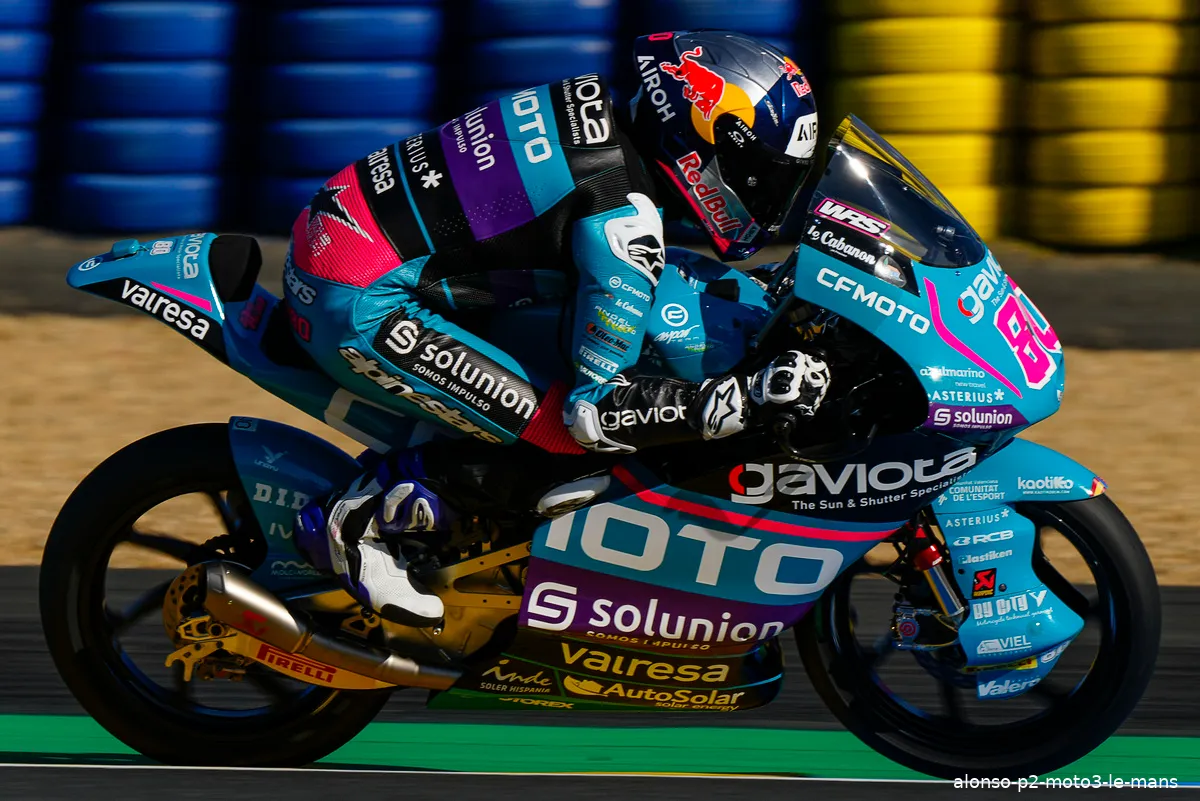 alonso p2 moto3 le mans