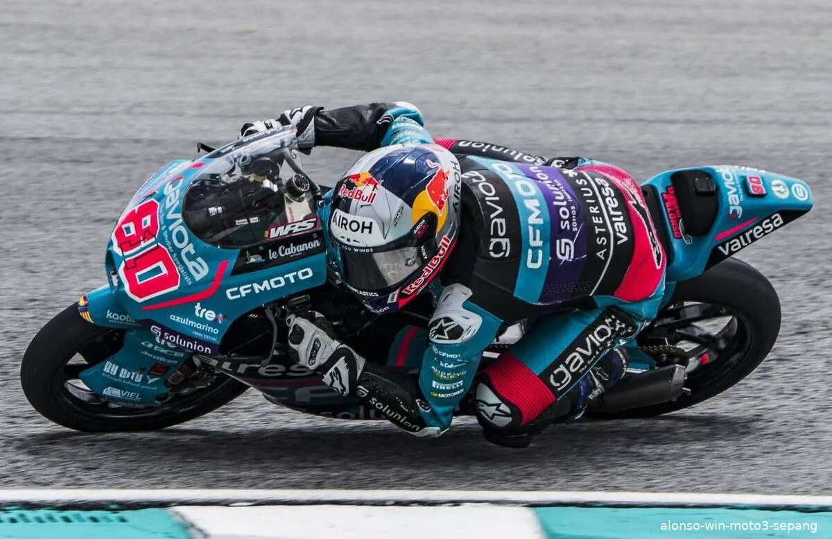 alonso win moto3 sepang