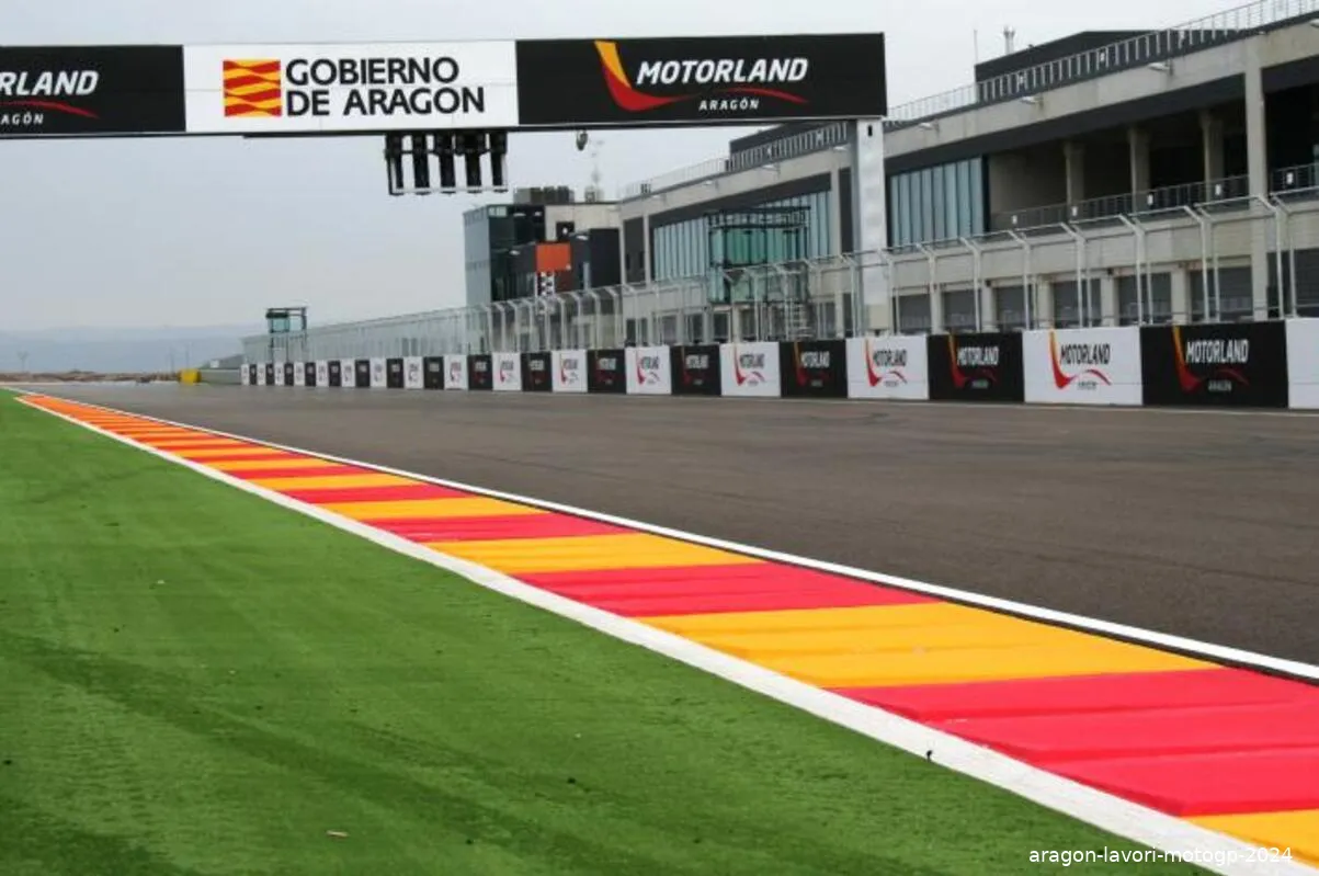 aragon lavori motogp 2024