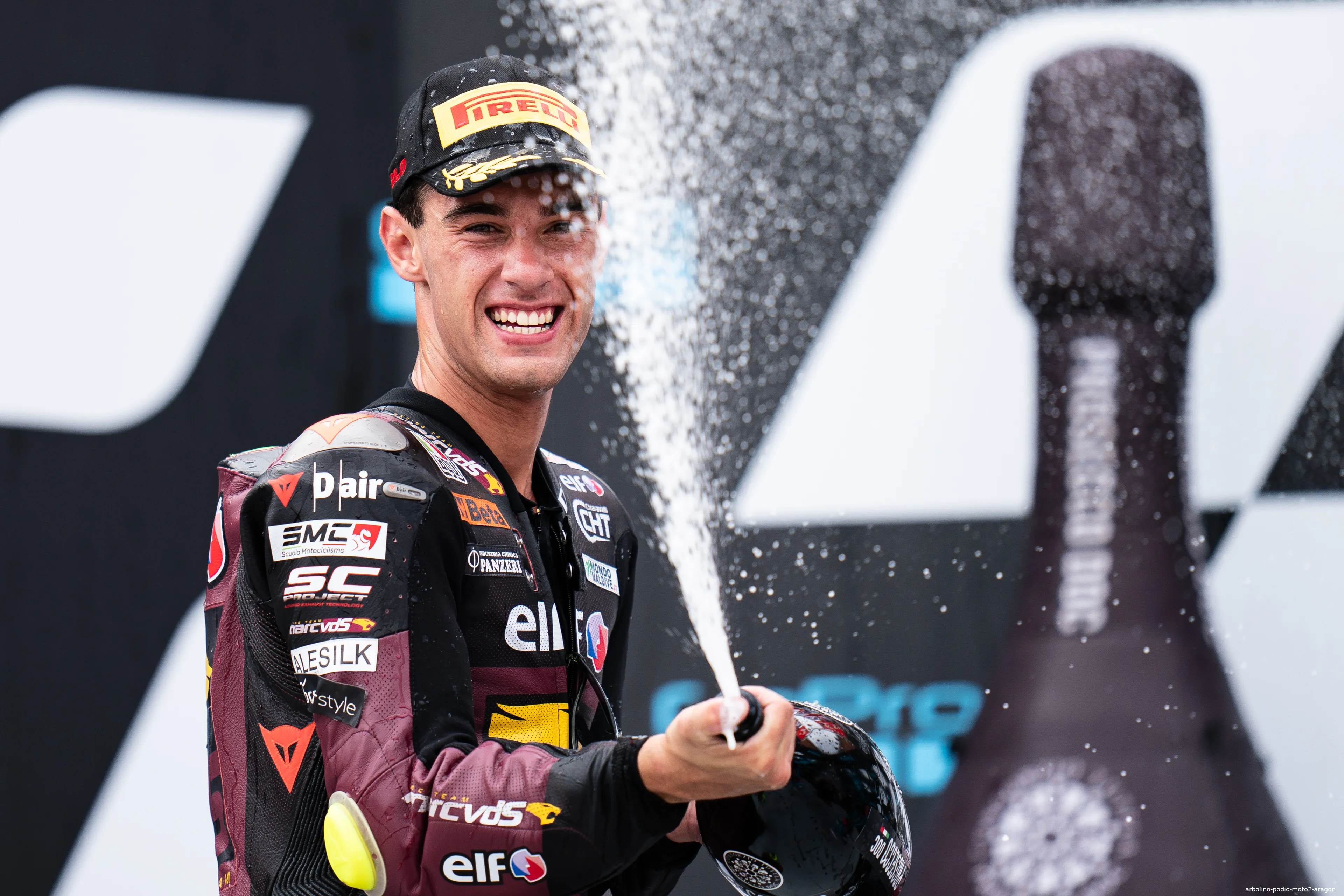 arbolino podio moto2 aragon