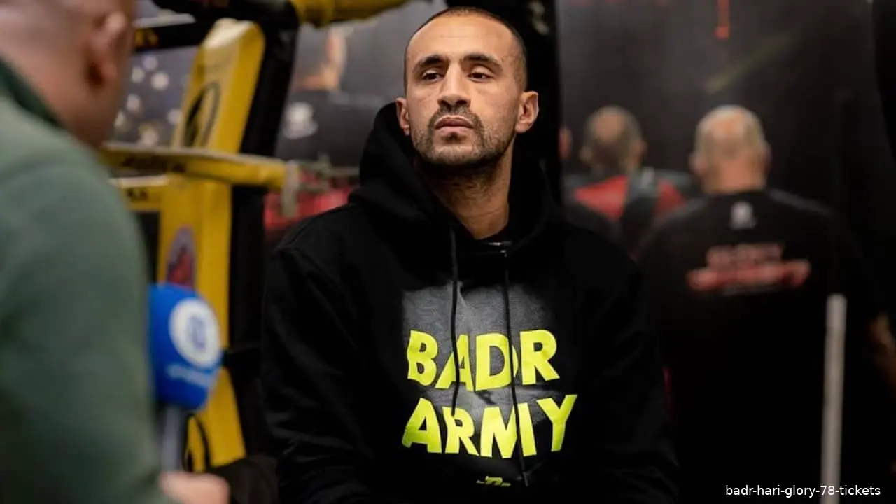 badr hari glory 78 tickets