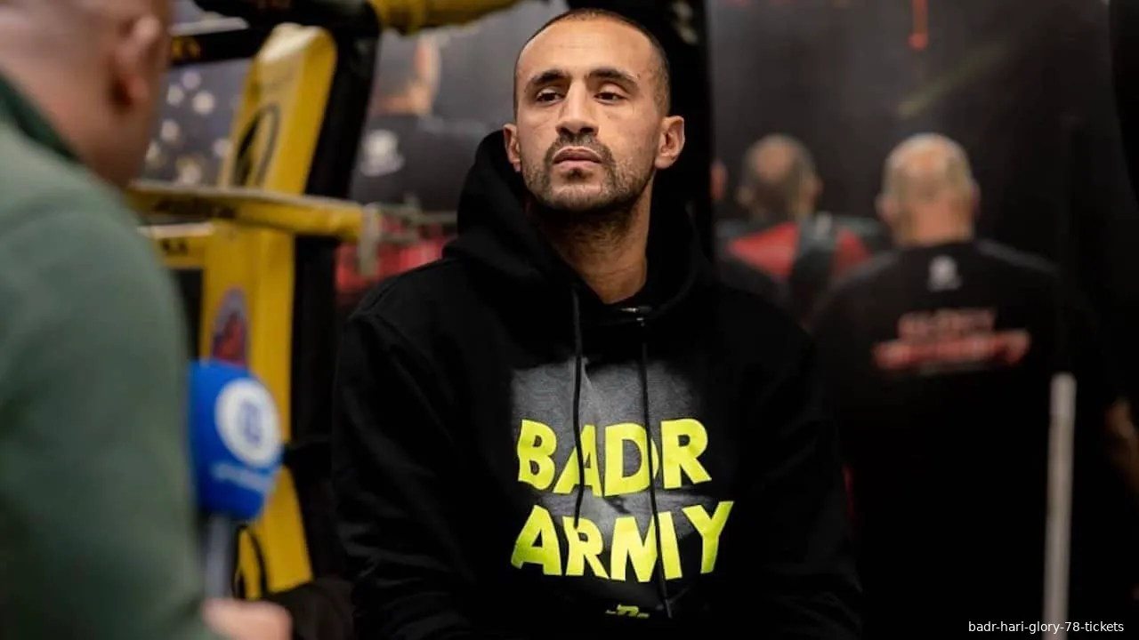 badr hari glory 78 tickets