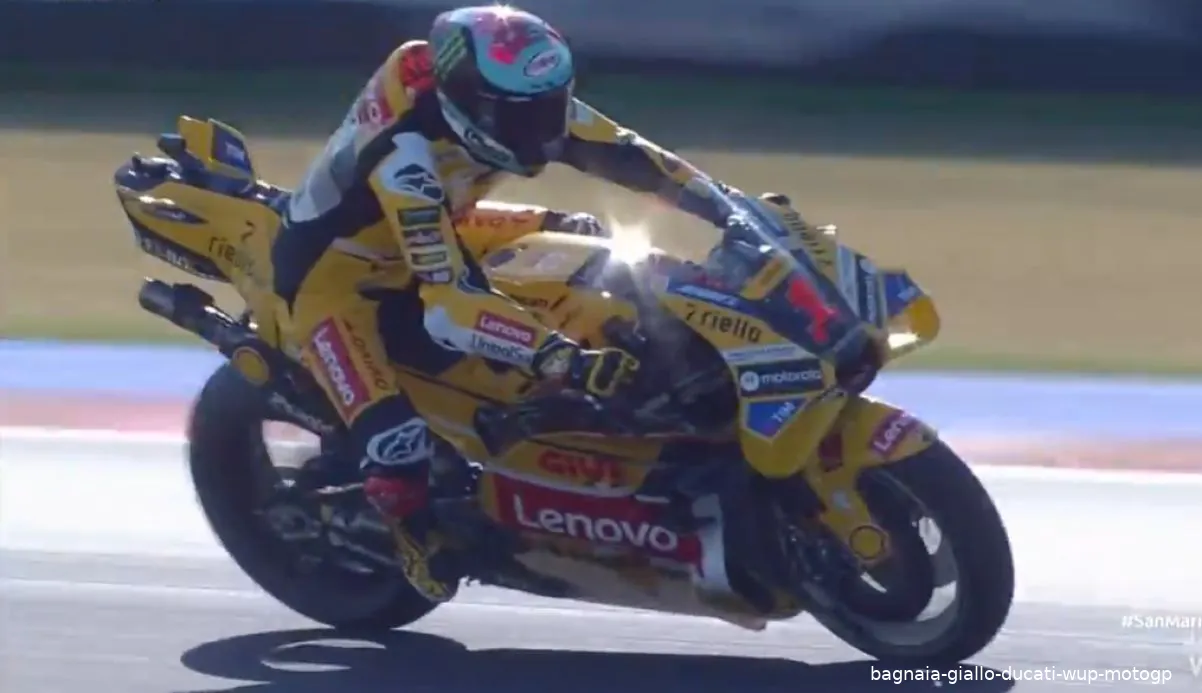 bagnaia giallo ducati wup motogp