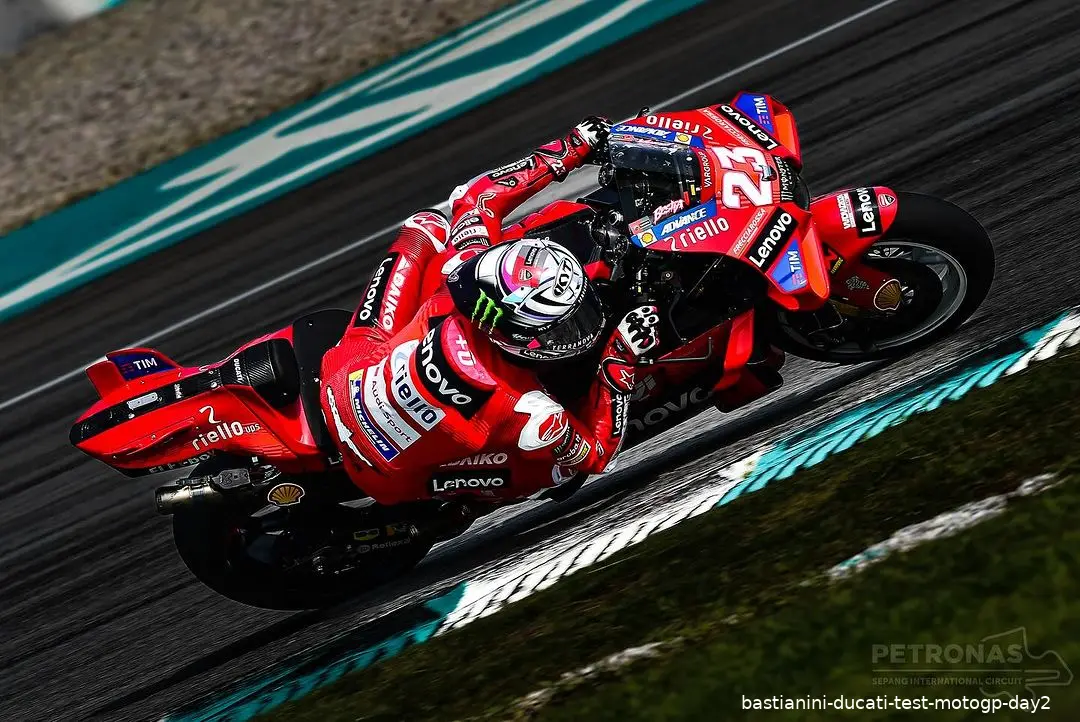 bastianini ducati test motogp day2