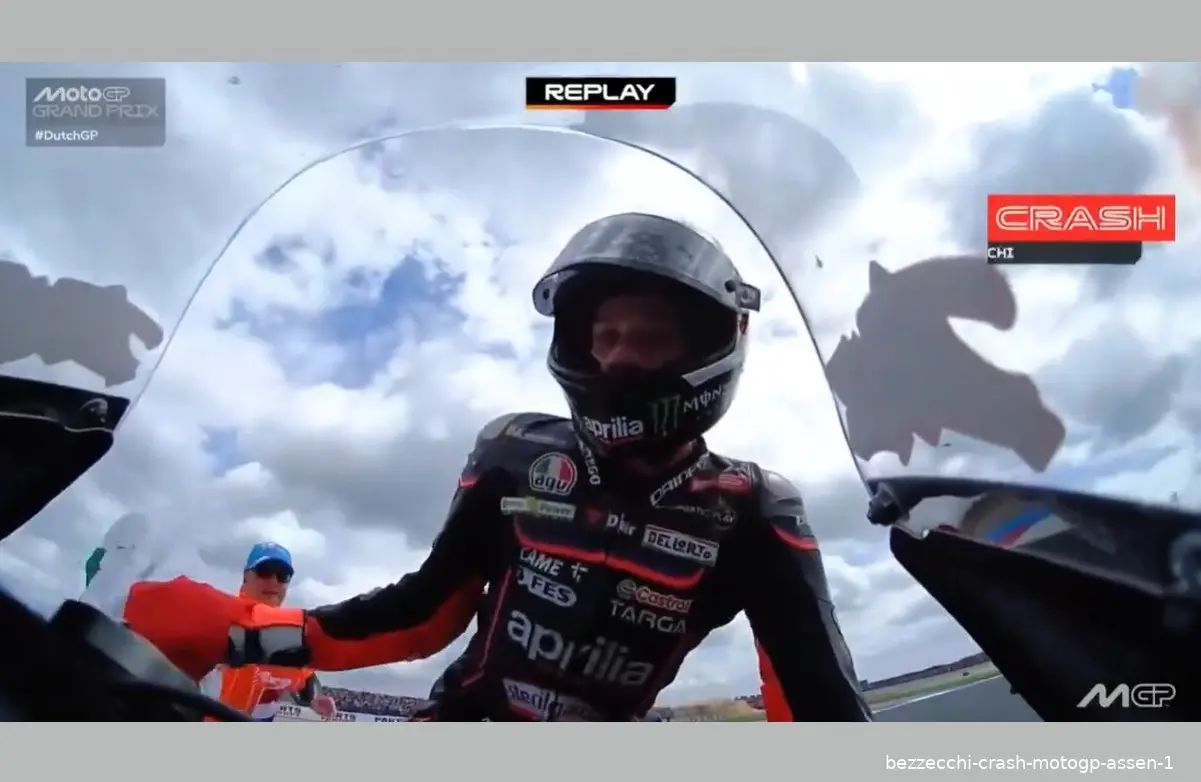 bezzecchi crash motogp assen 1