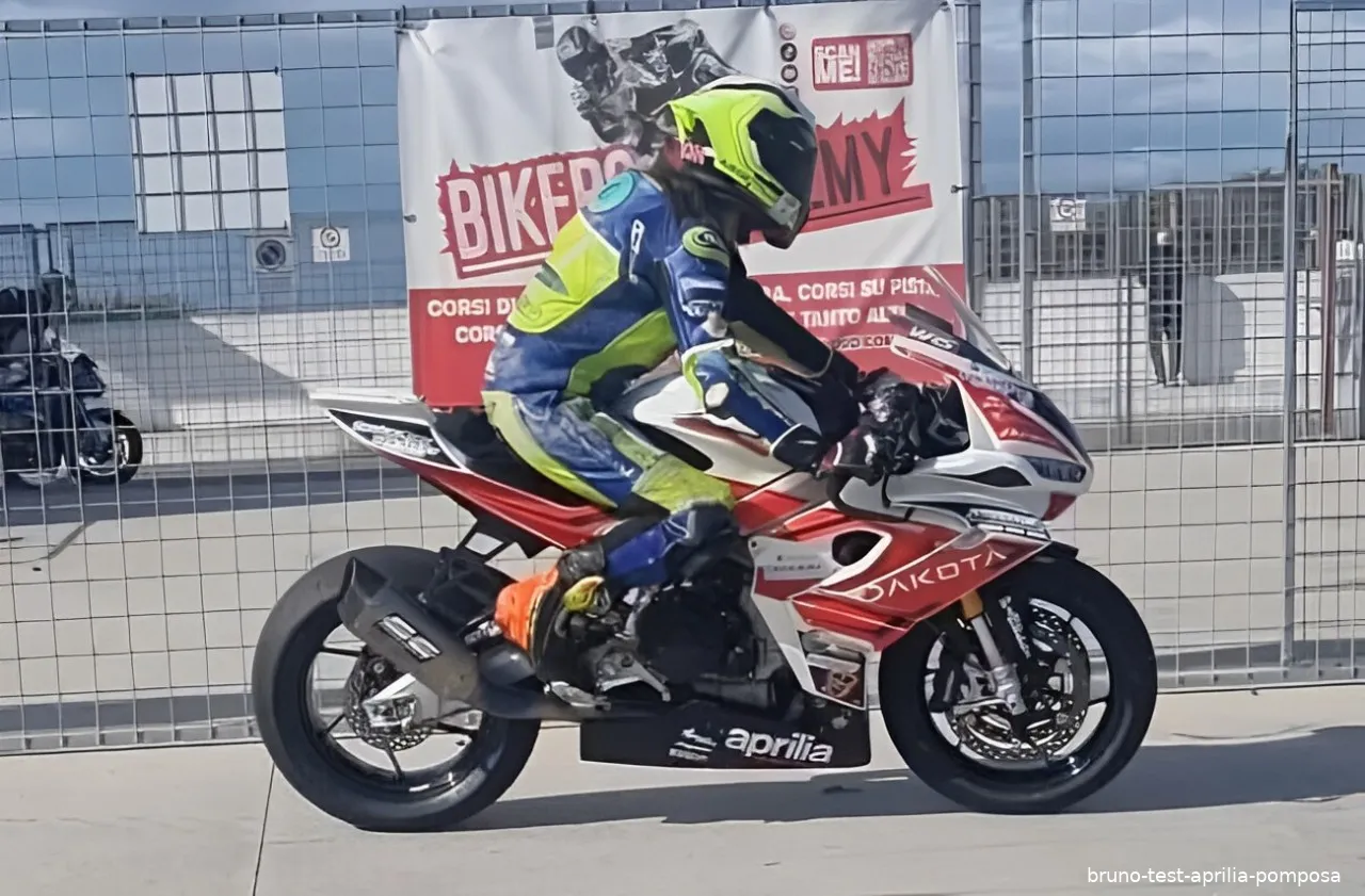 bruno test aprilia pomposa