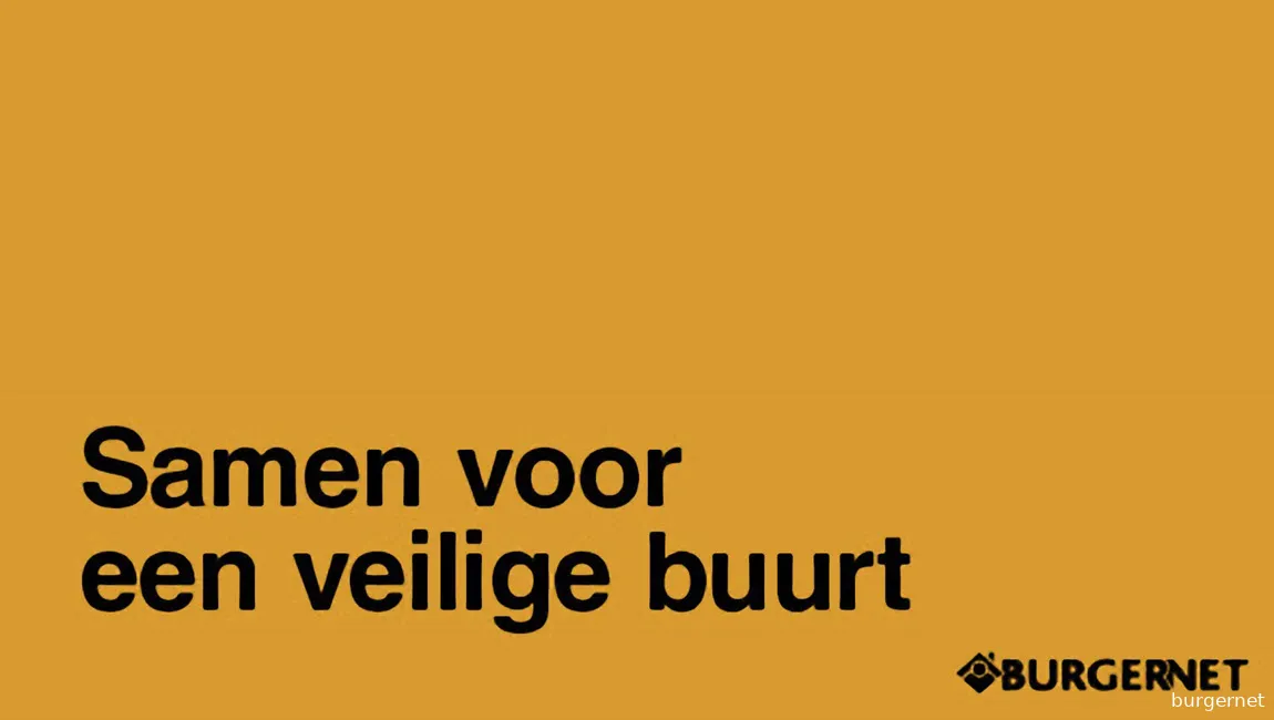 samen voor een veilige buurt burgernet