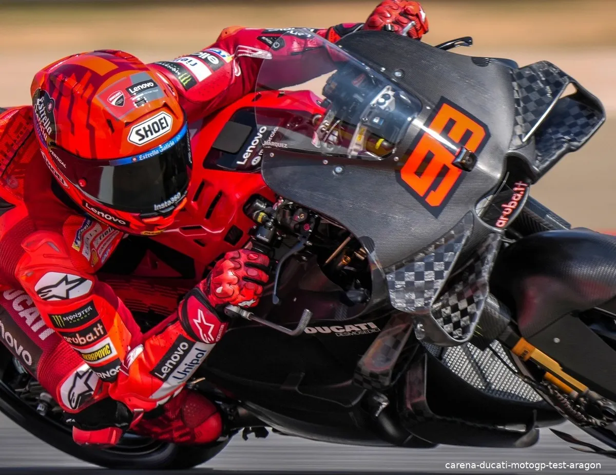 carena ducati motogp test aragon