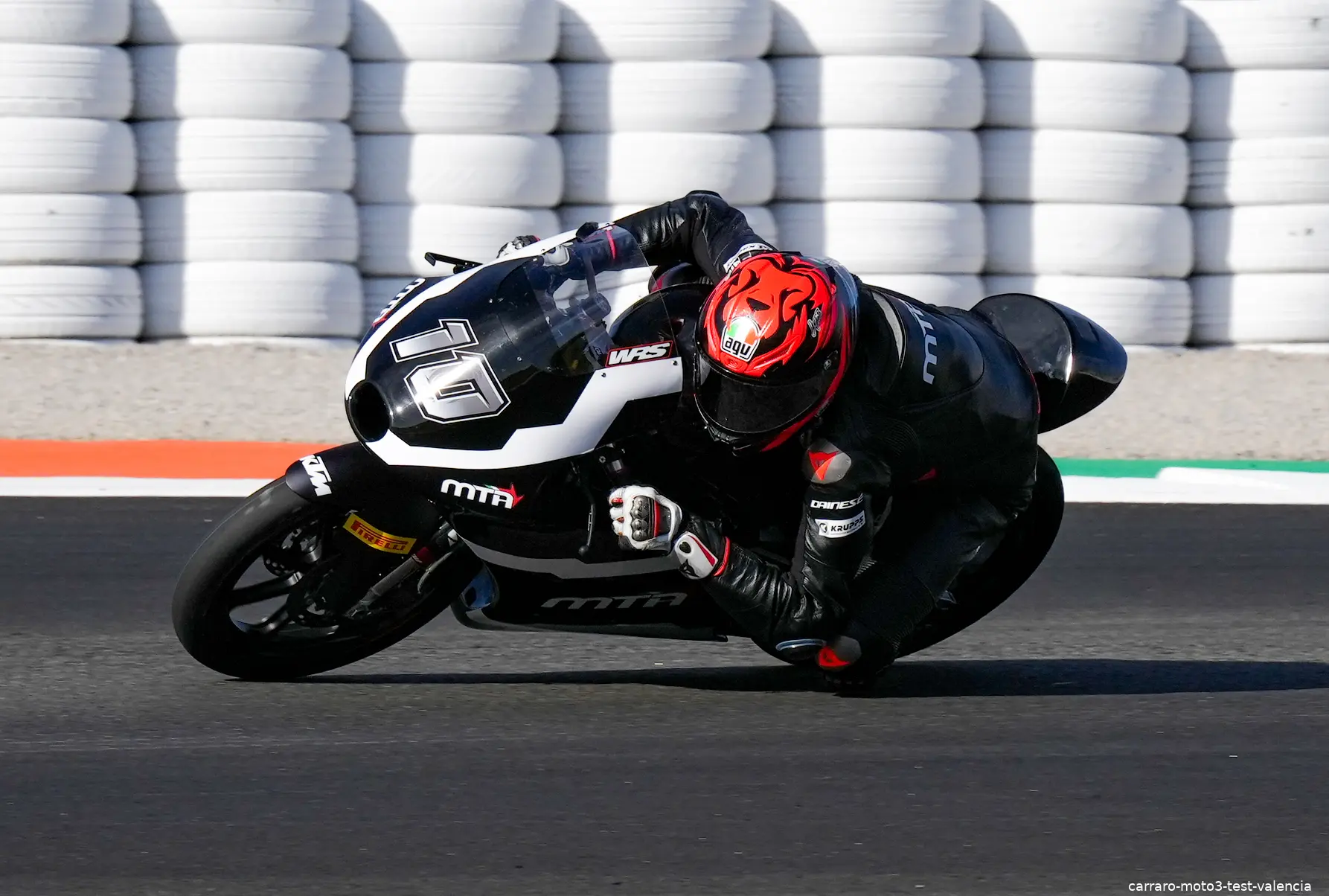 carraro moto3 test valencia