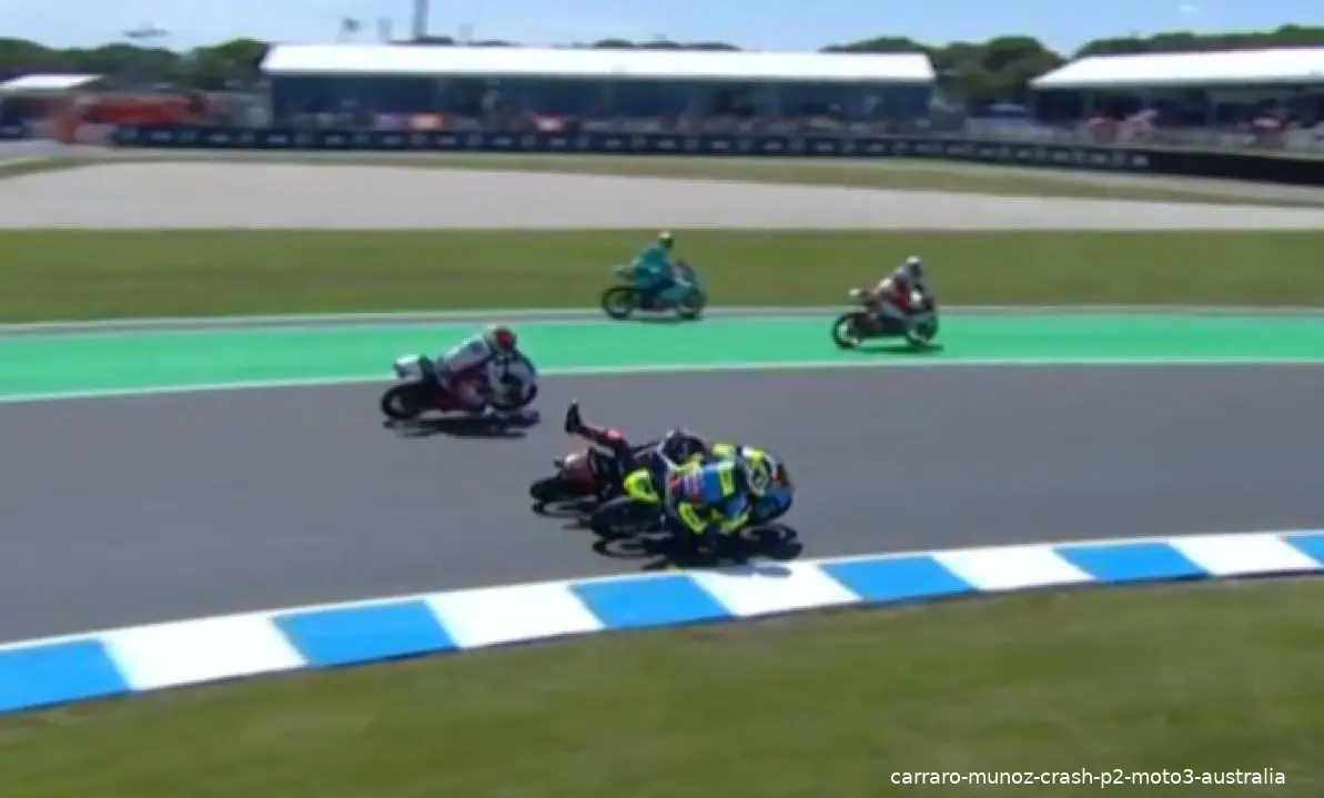 carraro munoz crash p2 moto3 australia