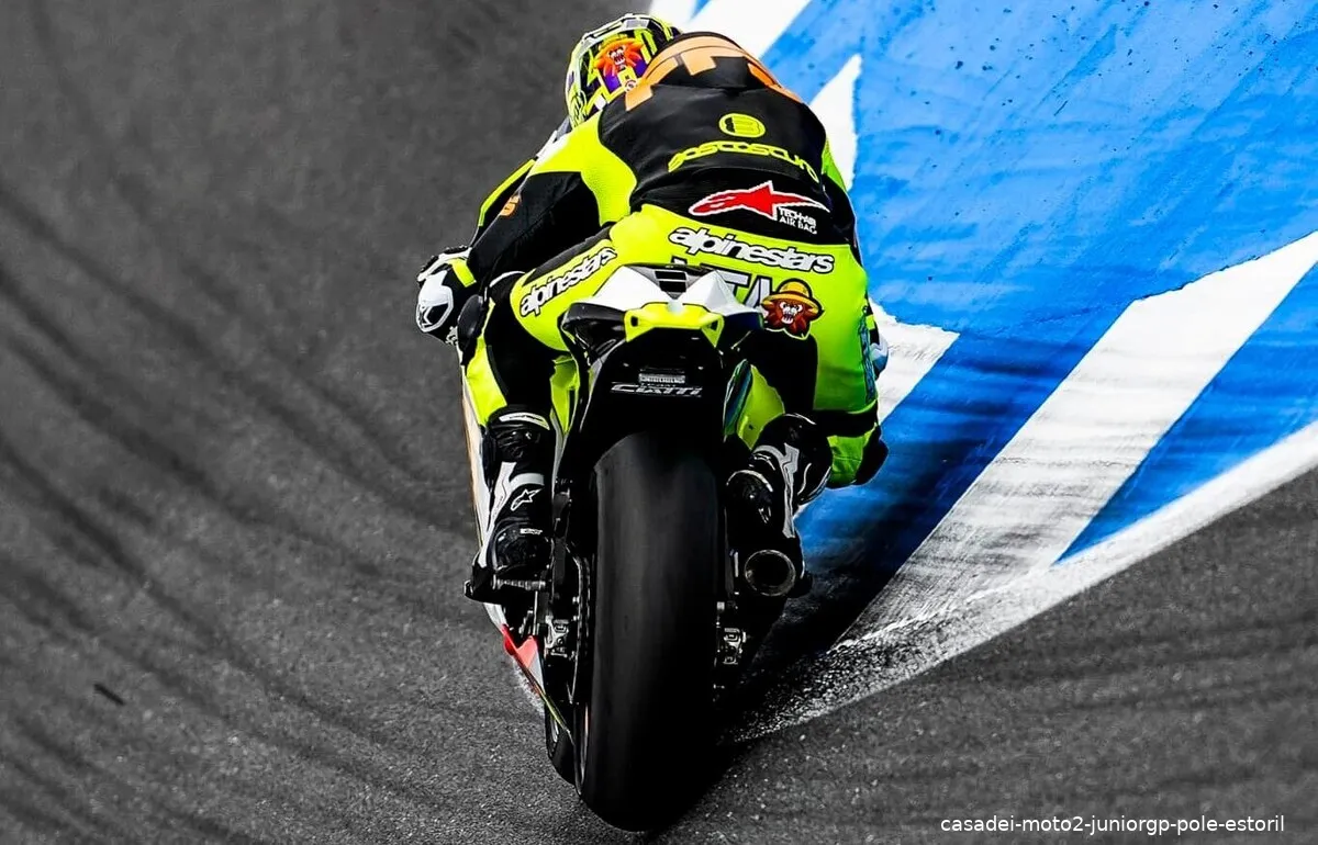 casadei moto2 juniorgp pole estoril