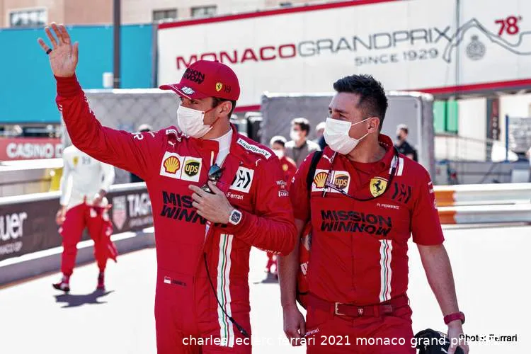 charles leclerc monaco wave