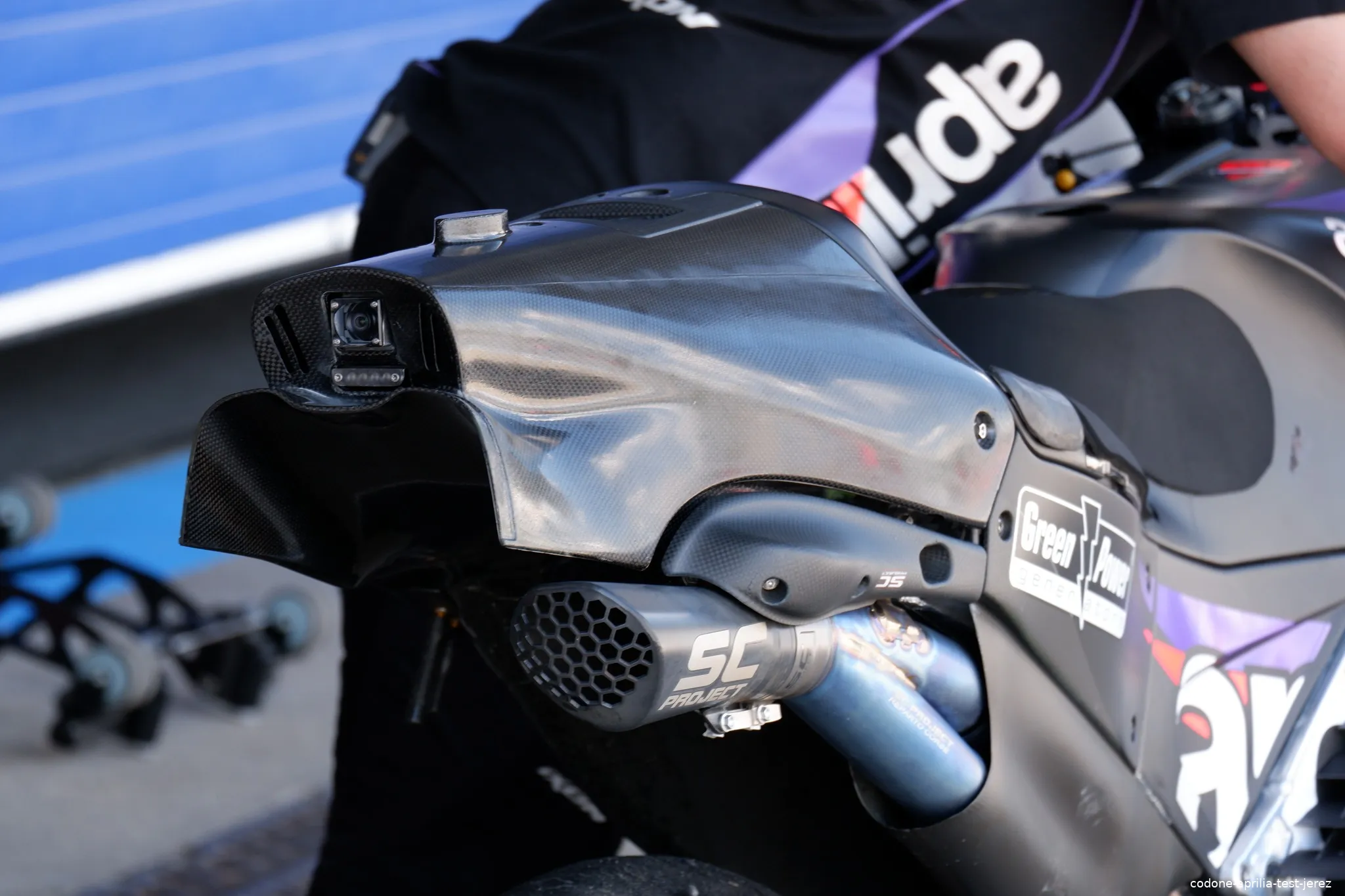 codone aprilia test jerez