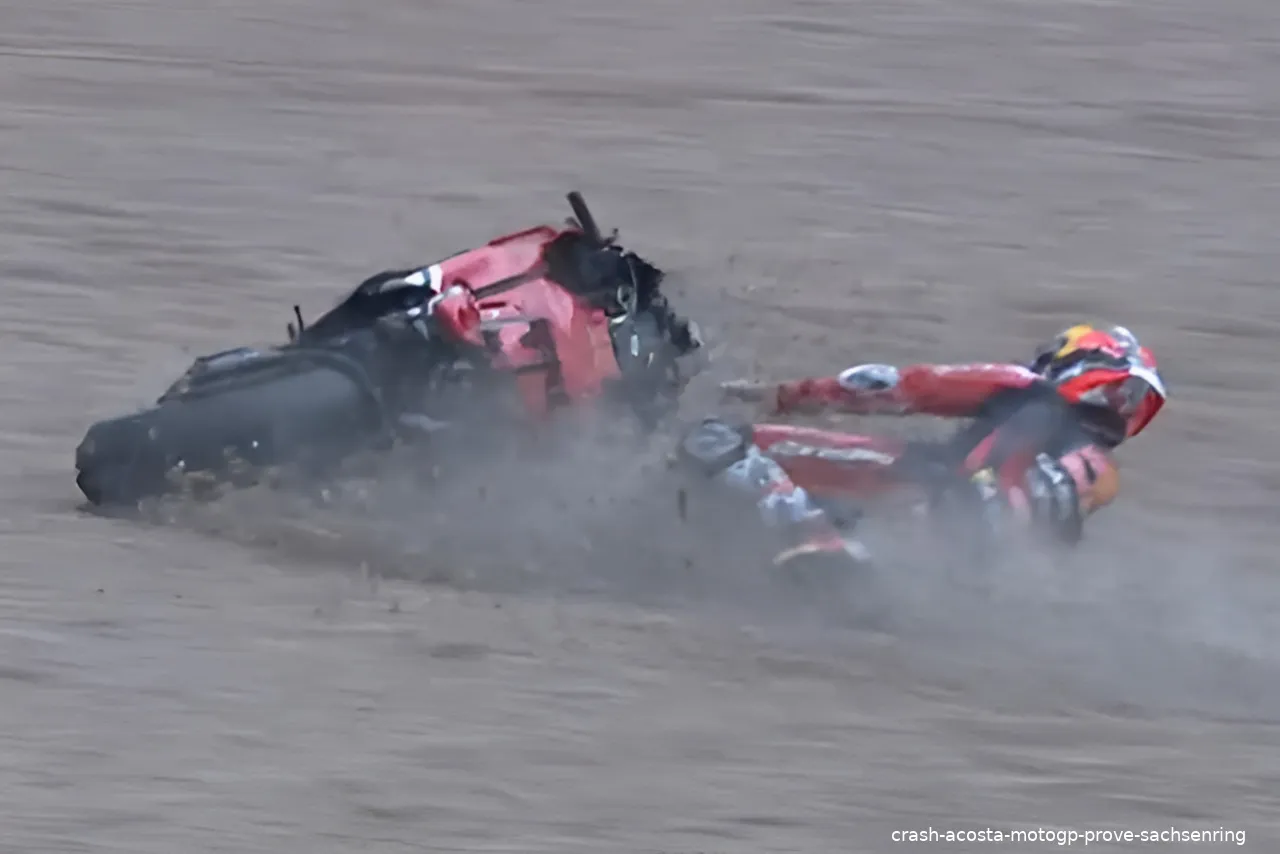 crash acosta motogp prove sachsenring 1