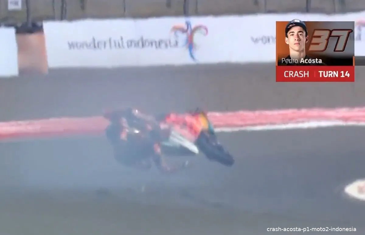 crash acosta p1 moto2 indonesia