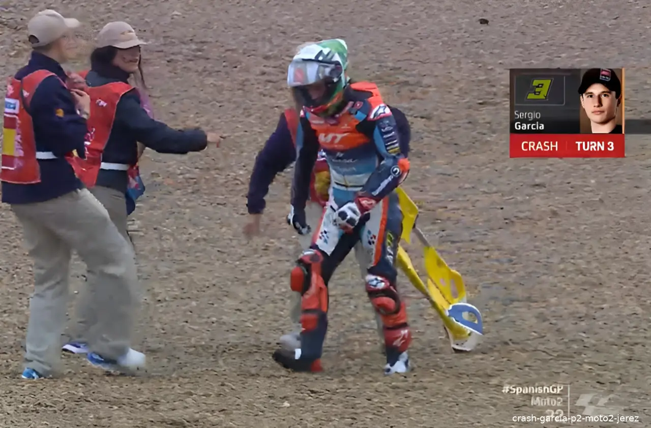 crash garcia p2 moto2 jerez 1