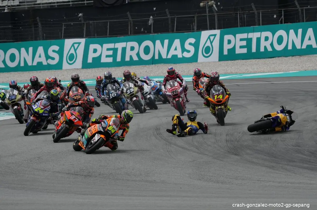 crash gonzalez moto2 gp sepang