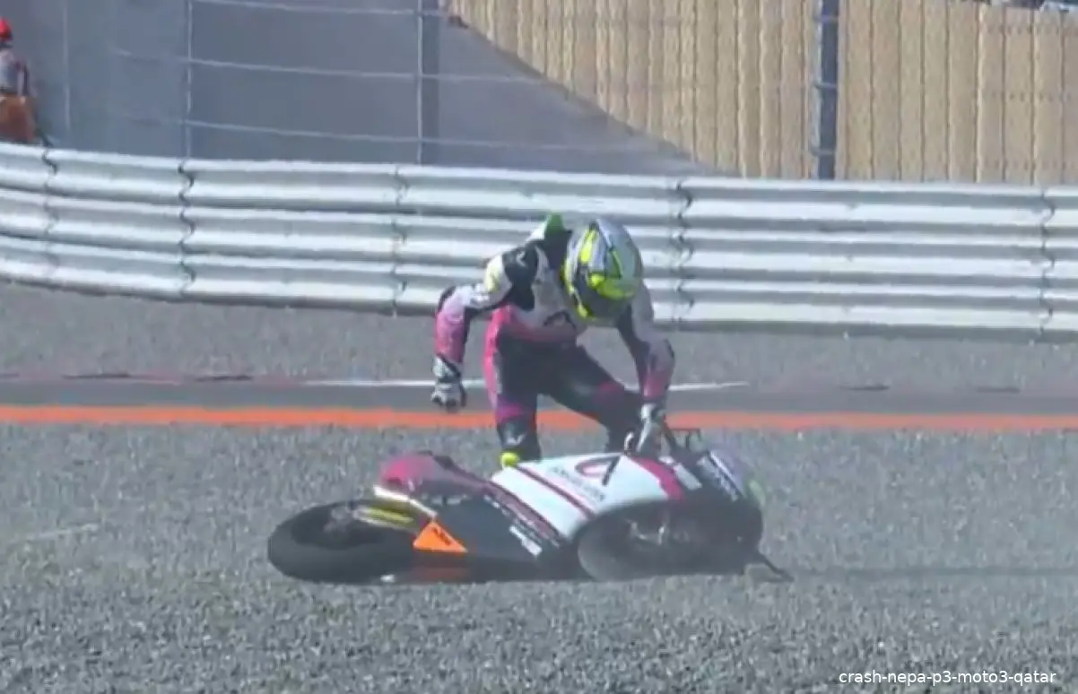 crash nepa p3 moto3 qatar